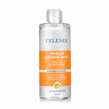 Мицеллярная вода Celenes Sea Buckthorn Micellar Cleansing Water с облепихой, для жирной и комбинированной кожи, 250 мл Мицеллярная вода Celenes Sea Buckthorn Micellar Cleansing Water с облепихой, для жирной и комбинированной кожи, 250 мл