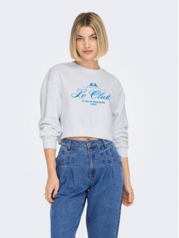 ONLY Світшот 15304167 Білий Regular Fit ONLY Світшот 15304167 Білий Regular Fit