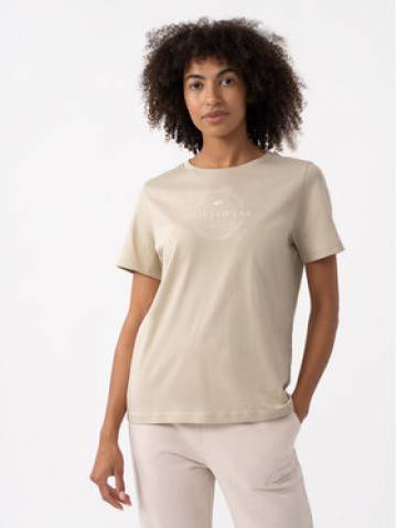4F Футболка 4FAW23TTSHF0902 Бежевий Regular Fit 4F Футболка 4FAW23TTSHF0902 Бежевий Regular Fit