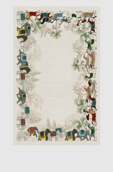 Серая скатерть Barnum из льна