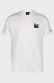 Мужская белая футболка Белый 54 CMP 35F5617-A001