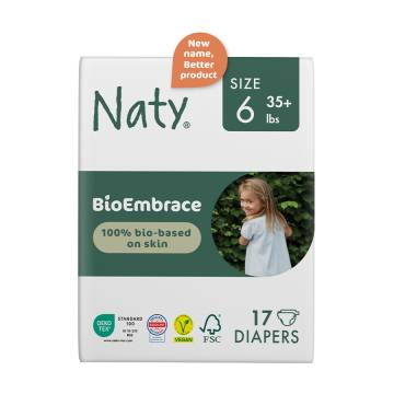 Подгузники ECO by Naty BioEmbrace размер 6 (35+ кг), 17 шт Подгузники ECO by Naty BioEmbrace размер 6 (35+ кг), 17 шт