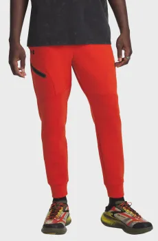 Мужские оранжевые спортивные брюки UA Unstoppable Flc Jgr EU Оранжевый M Under Armour 1389353-842