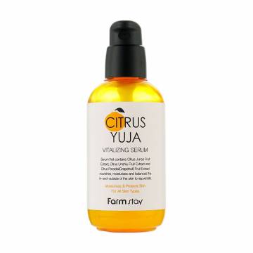 Сыворотка для лица FarmStay Citrus Yuja Vitalizing Serum с экстрактом юдзу, 100 мл Сыворотка для лица FarmStay Citrus Yuja Vitalizing Serum с экстрактом юдзу, 100 мл
