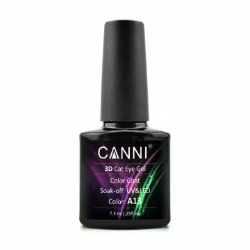 Гель-лак Canni 3D Cat Eye Gel Color Coat Soak-off UV&Led А13 яркий зелено-розовый, 7.3 мл Гель-лак Canni 3D Cat Eye Gel Color Coat Soak-off UV&Led А13 яркий зелено-розовый, 7.3 мл