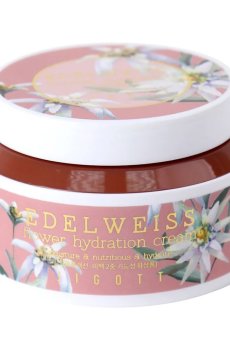 Омолаживающий крем для лица Jigott Edelweiss Flower Hydration с экстрактом швейцарского эдельвейса, 100 мл