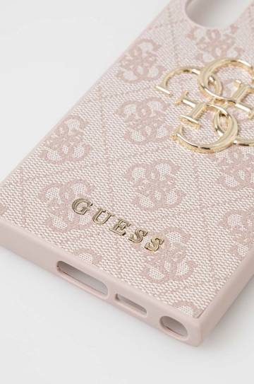 Чехол на телефон Guess Samsung Galaxy S23 Ultra цвет розовый Чехол на телефон Guess Samsung Galaxy S23 Ultra цвет розовый