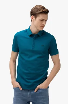 Мужское голубое поло Голубой XS Lacoste PH5522T01