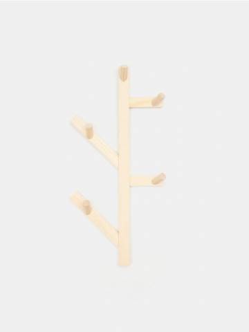 Настінна вішалка - бежевий