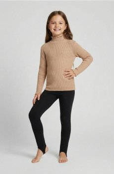 Легінси з петелькою для п’яти - чорний