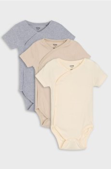 Боді, 3 шт. - кремовий