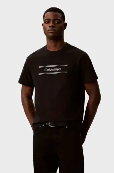 Мужская черная футболка SS 20s STNDRD GRAPHIC Черный S Calvin Klein LV04LG813G
