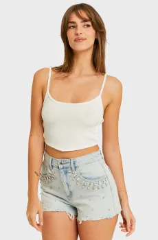 Женский белый топ Белый M Tally Weijl SSLPEWILLO