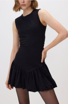 Reserved - Міні-сукня типу «бульбашка» - чорний - 975GA-99X