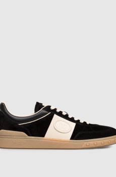 Черные замшевые кроссовки Upvillage