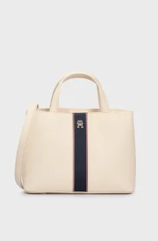 Женская белая сумка TH LEGACY SATCHEL Белый ONESIZE Tommy Hilfiger AW0AW16873