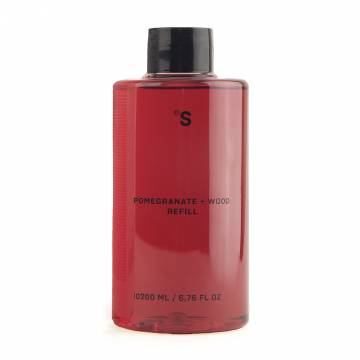 Сменный блок для аромадиффузора Sisters Aroma Pomegranate + Wood Refill Гранат и дерево, 200 мл Сменный блок для аромадиффузора Sisters Aroma Pomegranate + Wood Refill Гранат и дерево, 200 мл