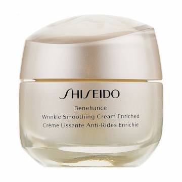 Крем для лица Shiseido Benefiance Wrinkle Smoothing Cream Enriched против морщин, 50 мл Крем для лица Shiseido Benefiance Wrinkle Smoothing Cream Enriched против морщин, 50 мл