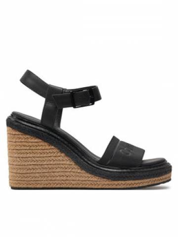 Calvin Klein Еспадрильї Wedge Sandal 70 He HW0HW02050 Чорний Calvin Klein Еспадрильї Wedge Sandal 70 He HW0HW02050 Чорний