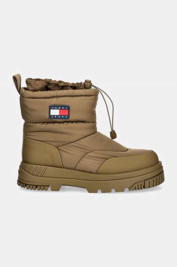 Зимние сапоги Tommy Jeans TJM SNOW BOOT цвет зелёный EM0EM01449 Зимние сапоги Tommy Jeans TJM SNOW BOOT цвет зелёный EM0EM01449