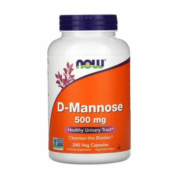 D-манноза NOW foods D-Mannose 500 мг, 240 капсул D-манноза NOW foods D-Mannose 500 мг, 240 капсул