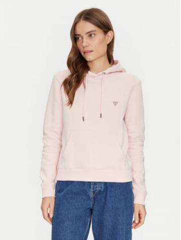 Guess Jeans Світшот W4YQ04 KC811 Рожевий Regular Fit Guess Jeans Світшот W4YQ04 KC811 Рожевий Regular Fit