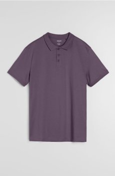 Бавовняна сорочка поло - фіолетовий