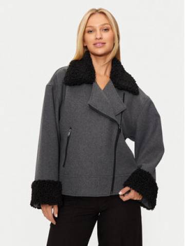 Karen by Simonsen Демісезонна куртка Ragnu 10105195 Сірий Loose Fit Karen by Simonsen Демісезонна куртка Ragnu 10105195 Сірий Loose Fit