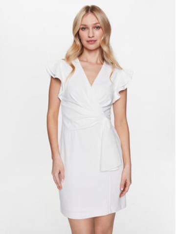DKNY Коктейльна сукня DD3C1468 Білий Regular Fit DKNY Коктейльна сукня DD3C1468 Білий Regular Fit