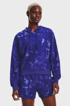 Женское синее худи Journey Terry Hoodie Синий XS Under Armour 1376915-468