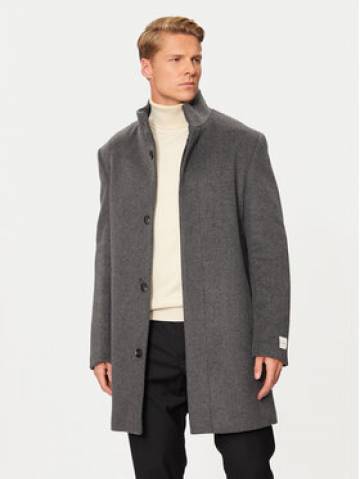 Calvin Klein Вовняне пальто K10K113665 Сірий Slim Fit Calvin Klein Вовняне пальто K10K113665 Сірий Slim Fit