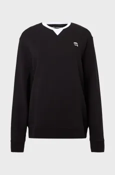 Женский черный джемпер IKON Черный XS Karl Lagerfeld B1W20027