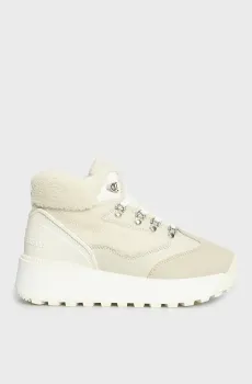 Женские бежевые кожаные хайкеры TJW WARM HYBRID BOOT Бежевый 37 Tommy Jeans EN0EN02312