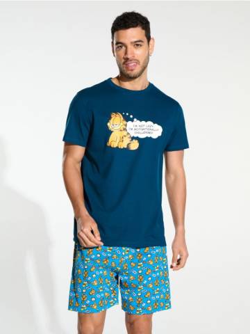 Піжама чоловіча Garfield - темно-синій Піжама чоловіча Garfield - темно-синій
