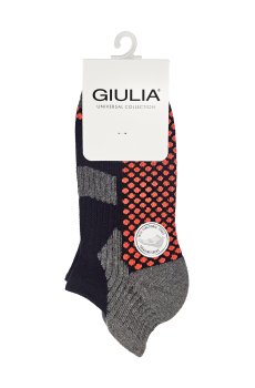 Носки универсальные Giulia US1 Sport Trekking, низкие, черные, размер 40-42