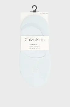 Женские голубые следы (2 пары) SHINY Голубой 39-42 Calvin Klein 701228800