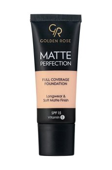 Тональная основа для лица Golden Rose Matte Perfection Full Coverage Foundation SPF 15, C2, 35 мл