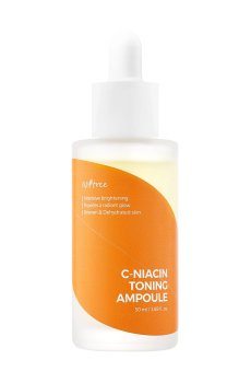 Осветляющая тонизирующая сыворотка для лица IsNtree C-Niacin Toning Ampoule с витамином С и ниацинамидом, 50 мл