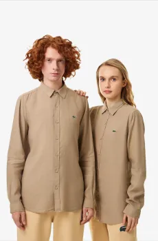 Мужская бежевая рубашка Бежевый 41 Lacoste CH0410SCB8