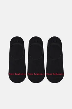 Черные следы Liner (3 пари) Черный 39-42 New Balance LAS51323BK