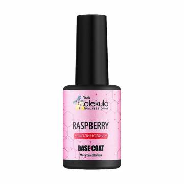 Цветное базовое покрытие для гель-лака Nails Molekula Professional Macaron Collection Base Coat, Raspberry , 12 мл Цветное базовое покрытие для гель-лака Nails Molekula Professional Macaron Collection Base Coat, Raspberry , 12 мл
