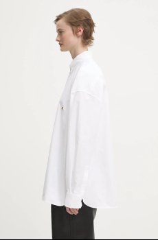 Хлопковая рубашка Fiorucci Angel Patch Relaxed Fit