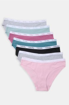 Класичні трусики, 7 пар - різнобарвний