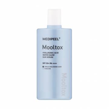 Увлажняющая солнцезащитная сыворотка для лица Medi-Peel Hyaluronic Acid Mooltox Water Glow Sun Serum, SPF 50+ PA++++, 52 мл Увлажняющая солнцезащитная сыворотка для лица Medi-Peel Hyaluronic Acid Mooltox Water Glow Sun Serum, SPF 50+ PA++++, 52 мл