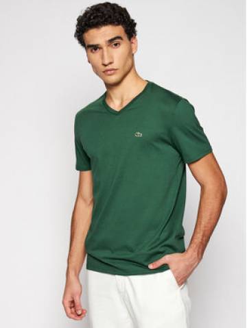 Lacoste Футболка TH6710 Зелений Regular Fit Lacoste Футболка TH6710 Зелений Regular Fit