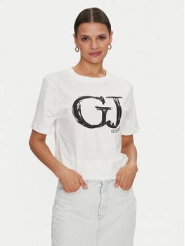 Guess Футболка Sara V4YI01 K8FQ4 Білий Regular Fit Guess Футболка Sara V4YI01 K8FQ4 Білий Regular Fit