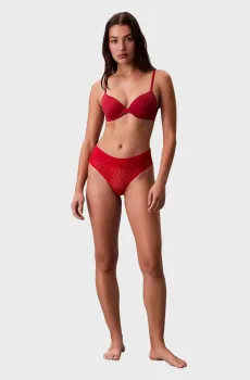 Женские красные трусики BRAZILIAN Красный S Calvin Klein LV00QD5284
