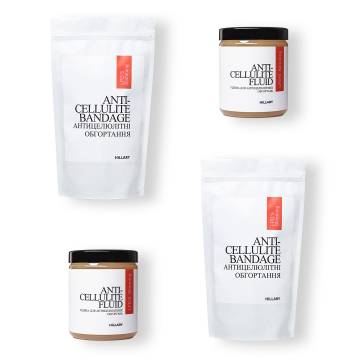 Набір Антицелюлітні ліпосомальні обгортання + рідина Hillary Anti-cellulite LPDS Slimming (12 процедур) Набір Антицелюлітні ліпосомальні обгортання + рідина Hillary Anti-cellulite LPDS Slimming (12 процедур)