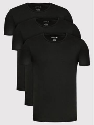 Lacoste Набір з 3 футболок TH3321 Чорний Slim Fit Lacoste Набір з 3 футболок TH3321 Чорний Slim Fit