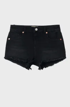Женские черные джинсовые шорты Черный 36 Tally Weijl SSHDELESLIE